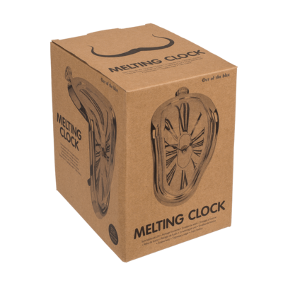 Uhr, Melting Time, ca. 18 x 13 cm,
