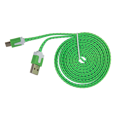 USB & USB-C-Kabel mit Textilummantelung,