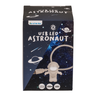 USB LED Astronaut, ca. 7 x 33,5 cm, mit USB-Kabel,