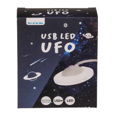 USB LED UFO, ca. 6,5 x 33 cm, with USB cable;