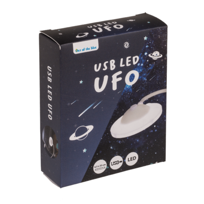 USB LED UFO, ca. 6,5 x 33 cm, with USB cable;