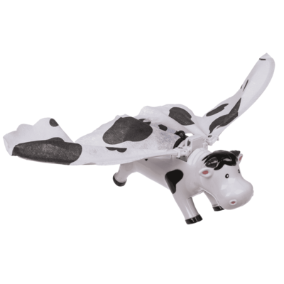 Vache volant, 28,5 x 7 x 20 cm,