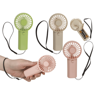 Ventilator mit Trageband, 6 x 3,5 x 12,5 cm,
