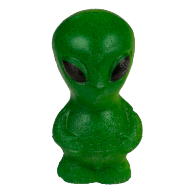 Wachsender Alien im Ufo, ca. 8 x 5,5 cm,