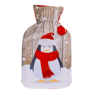Wärmflasche, Weihnachtsmann, Pinguin, Schneemann,