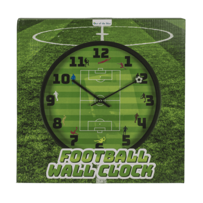 Wall clock, Football, 30 x 30 x 4,5 cm,