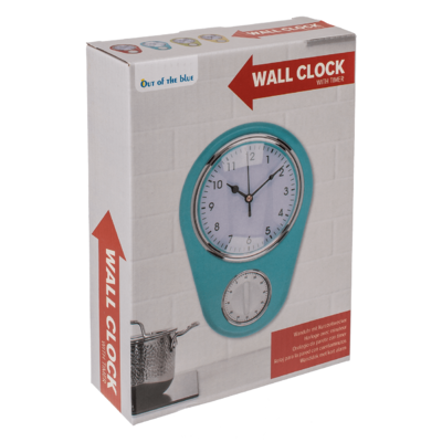 Wall Clock  Kitchen With Timer  53118 