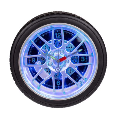 Wall clock, Wheel with 16 LED,