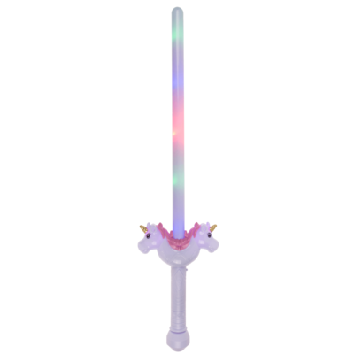 Wand with LED, Unicorn, approx. 67 cm,