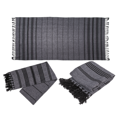 White/black coloured Fouta Towel
