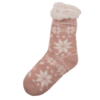 Woman comfort socks, Big Ice Flower,