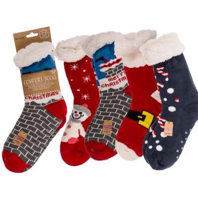 Woman comfort socks, Christmas,