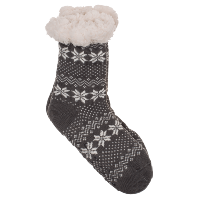 Woman comfort socks, Ice flower and dots,