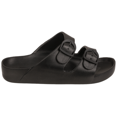 Woman sandals, black, size 37/38,