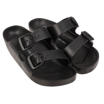 Woman sandals, black, size 39/40,