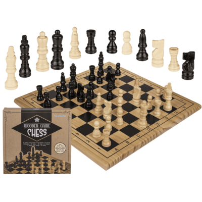 Out of the Blue Wooden Game Chess