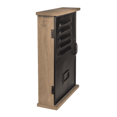 Wooden/metal-key box,
