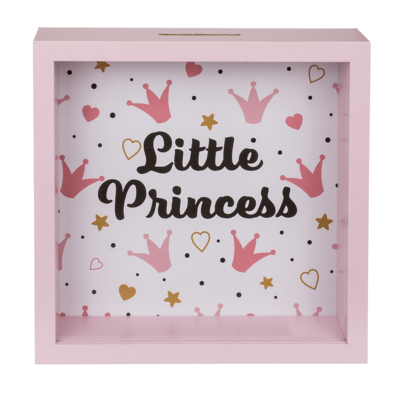 Wooden saving bank, Princess,