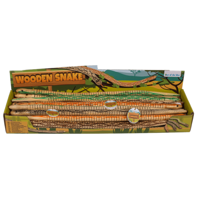 Wooden snake, ca. 50 cm