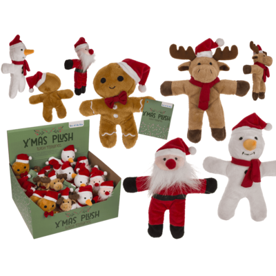 Xmas Plush with magnet, 15 cm,