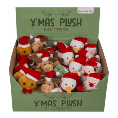 Xmas Plush with magnet, 15 cm,