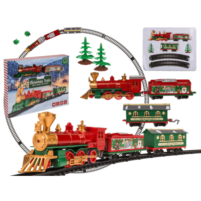 Xmas-train, Incl. rail circuit,