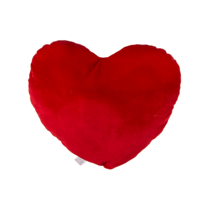 XXL-Red plush heart, ICH LIEBE DICH,