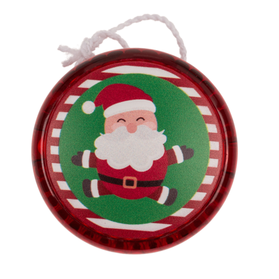 Yoyo with light, Santa & Snowman, incl. battery,