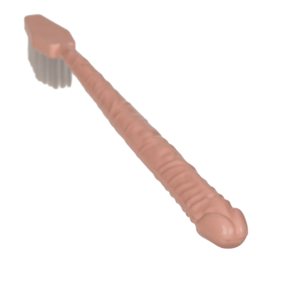 Zahnbürste, Penis, ca. 18 cm,