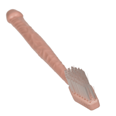 Zahnbürste, Penis, ca. 18 cm,
