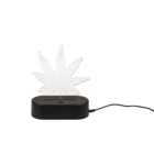3D-Lamp, Cannabis Leaf, 16 cm, with USB-cable