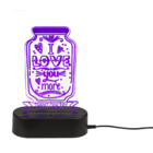 3D-Lamp, Love, ca. 20 cm, with USB-cable