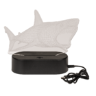 3D-Lamp, Shark, ca.14 x 16 cm, plastic,