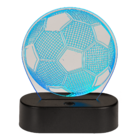 3D-Lamp, Soccer, ca. 16 x 12 cm, plastic,
