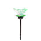 3D LED Solar garden stick with colour changing LED