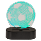 3D-Leuchte, Fußball, ca. 16 x 12 cm,