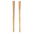 Abanico, calavera, 21 cm, de bambú,