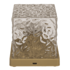 Acryl-Lampe, Waves, 11,5 x 11,5 x 11,5 cm,
