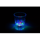 Acrylic-Whisky-glass, set of 2, with colourful LED