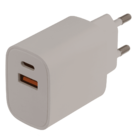 Adaptador de carga rápida - USB A + USB C