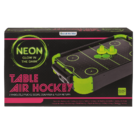 Air hockey de mesa, fluorescente,