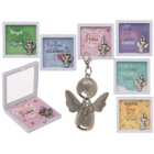 Angel Keychain, 3,6 x 4,5 x 0,7 cm,