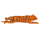 Antistress-Ball,Tiger, ca. 4,5 x 19 cm,