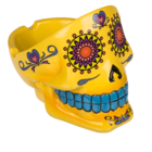 Aschenbecher, Coloured Skull II, ca. 12 cm,