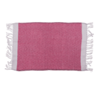 Asciugamano Fouta Hamam Premium rosa/bianco,