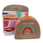 Asciugamano magico in cotone, Arcobaleno,