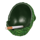Ashtray, Cannabis Skull, ca. 11 cm,