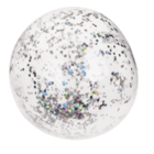 Aufblasbarer Glitter-Strandball, 35 cm,
