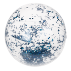 Aufblasbarer Glitter-Strandball, 35 cm,