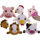 Balle squeeze en peluche, Animaux de la ferme,